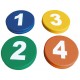 Ensemble de coussins nombres