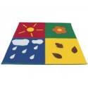 Children play mat: 4 Seasons 150x150x3cm