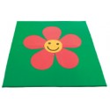Children play mat: flower 150x150x3cm
