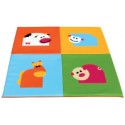 Children play mat: Farm animals 150x150x3cm