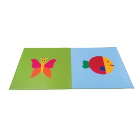 2 color mat with figures