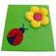 Children's mat with ladybug