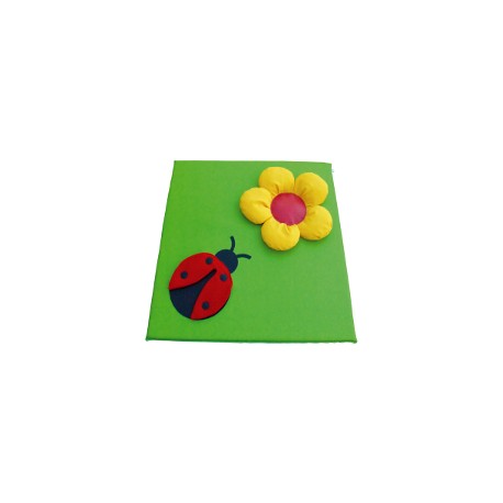 Children's mat with ladybug